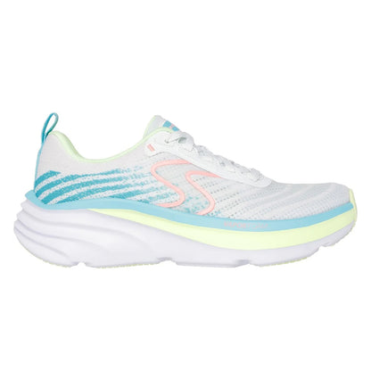 White-Multicoloured - Back - Skechers Womens-Ladies D´Lux Vapor Cool Breeze Trainers