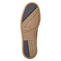 Burnt Tan - Close up - Base London Mens Stern Boat Shoes