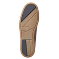 Burnt Brown - Close up - Base London Mens Stern Boat Shoes