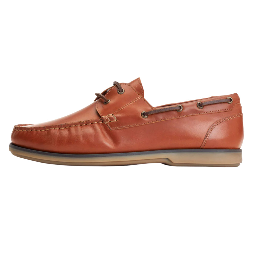 Burnt Tan - Lifestyle - Base London Mens Stern Boat Shoes
