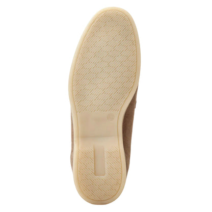 Sand - Close up - Base London Mens Suede Loafers