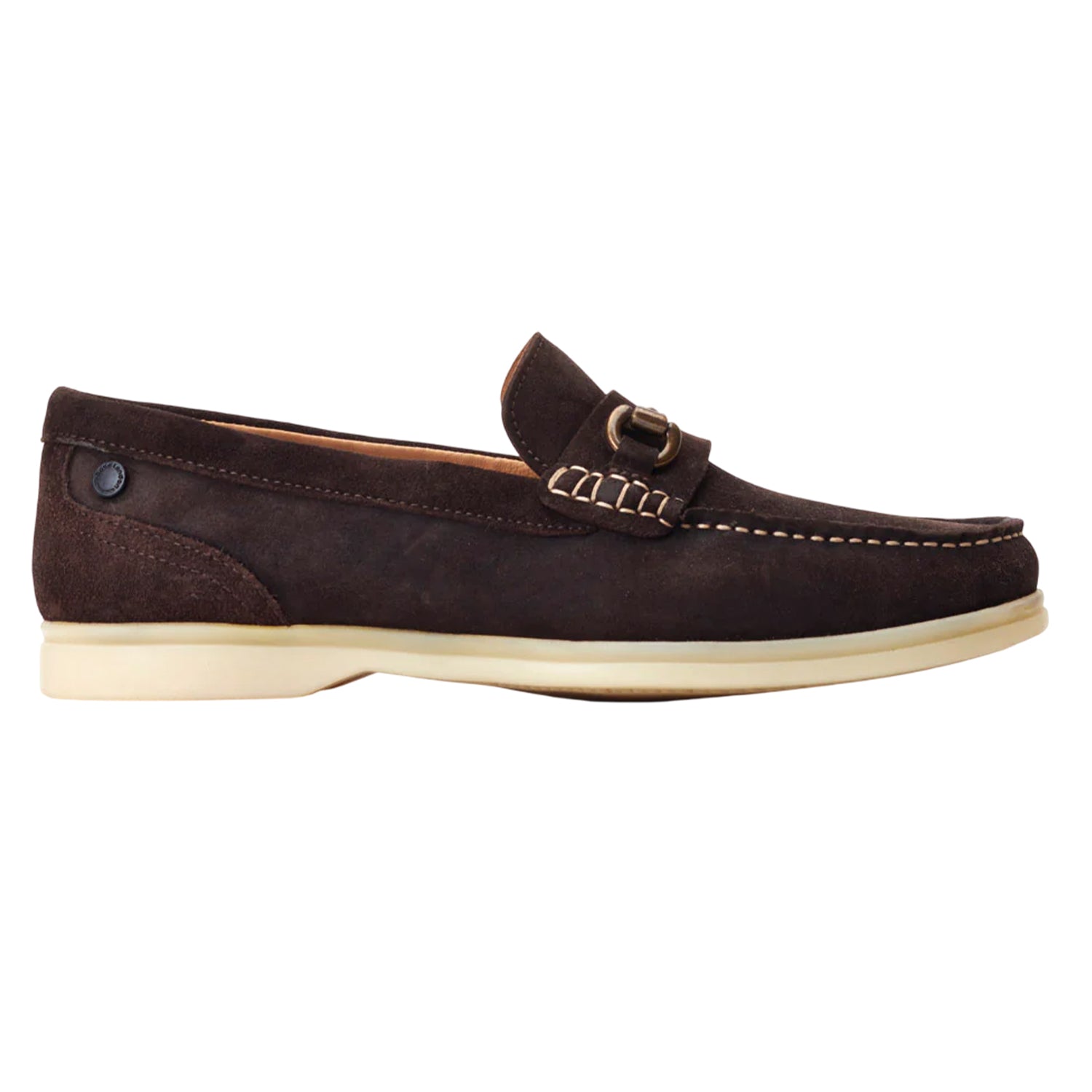 Burnt Brown - Side - Base London Mens Suede Loafers