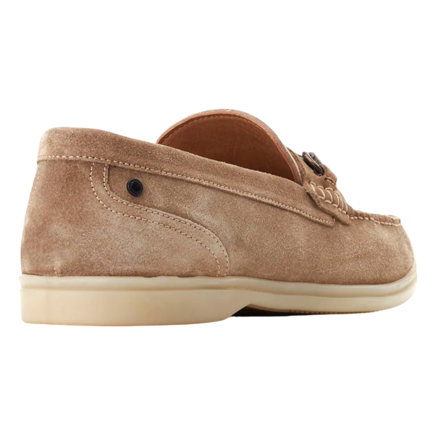 Sand - Back - Base London Mens Suede Loafers