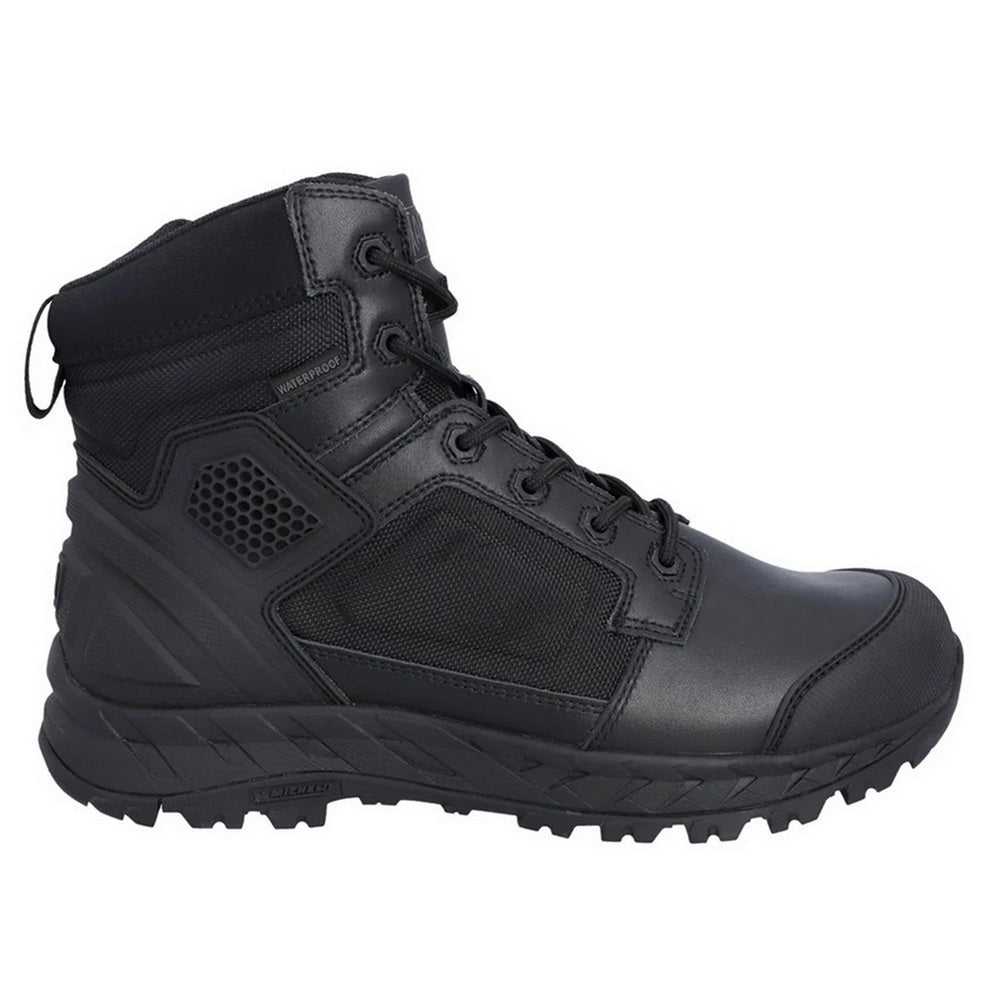 Black - Side - Magnum Mens Spider Exo 6.0 WP SZ Occupational Safety Boots