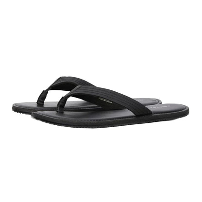Anthracite - Front - Jack And Jones Mens Washton Leather Flip Flops