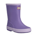Lavender Mist-Tempered Mauve - Front - Hunter Childrens-Kids Original First Wellington Boots