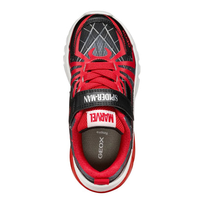 Black-Red - Lifestyle - Geox Boys Ciberdron Trainers