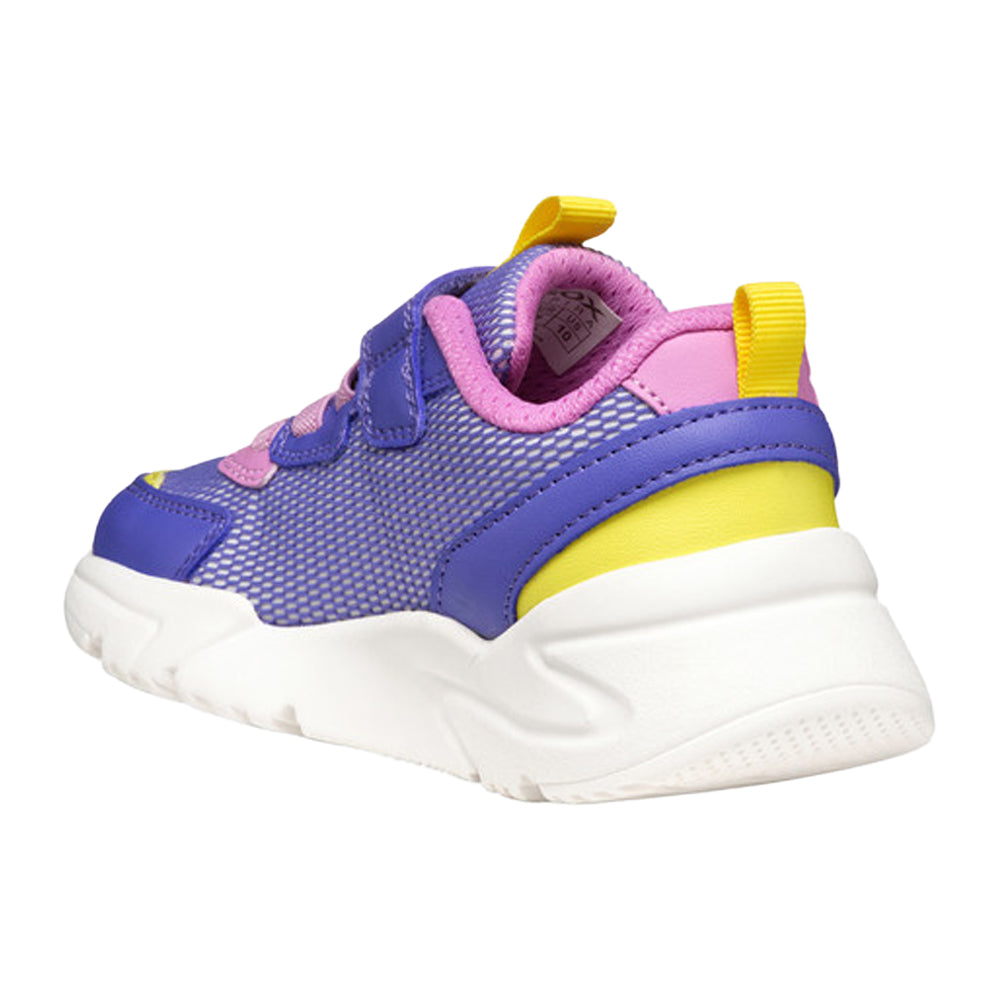 Violet-Fuchsia - Back - Geox Girls J Loftus Trainers
