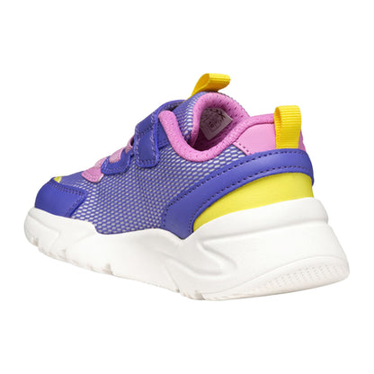 Violet-Fuchsia - Back - Geox Girls J Loftus Trainers