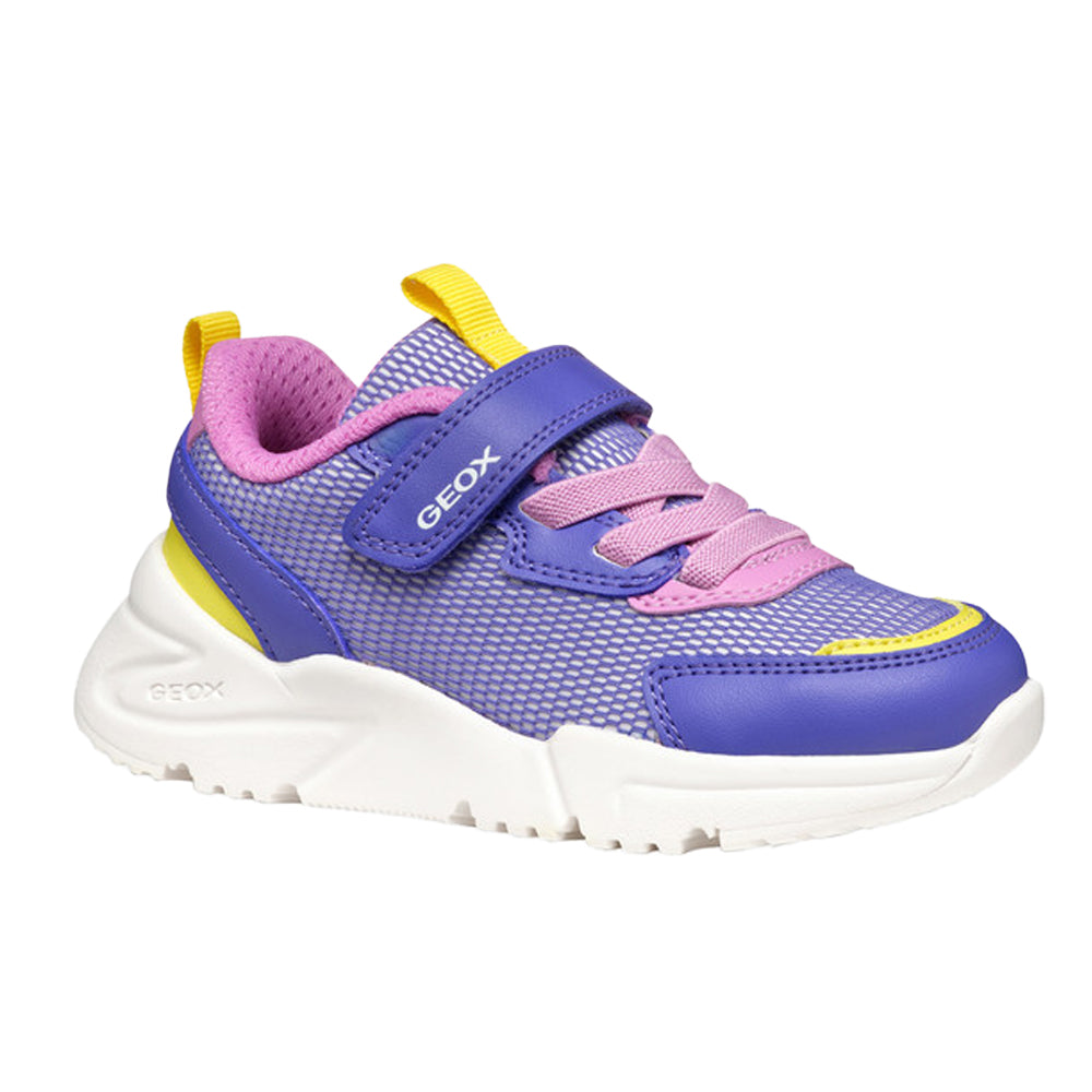 Violet-Fuchsia - Front - Geox Girls J Loftus Trainers
