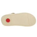Mellow Yellow - Pack Shot - FitFlop Womens-Ladies Surff Leather Detailing Backstrap Sandals