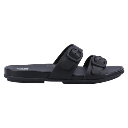 All Black - Side - FitFlop Womens-Ladies Gracie Sliders