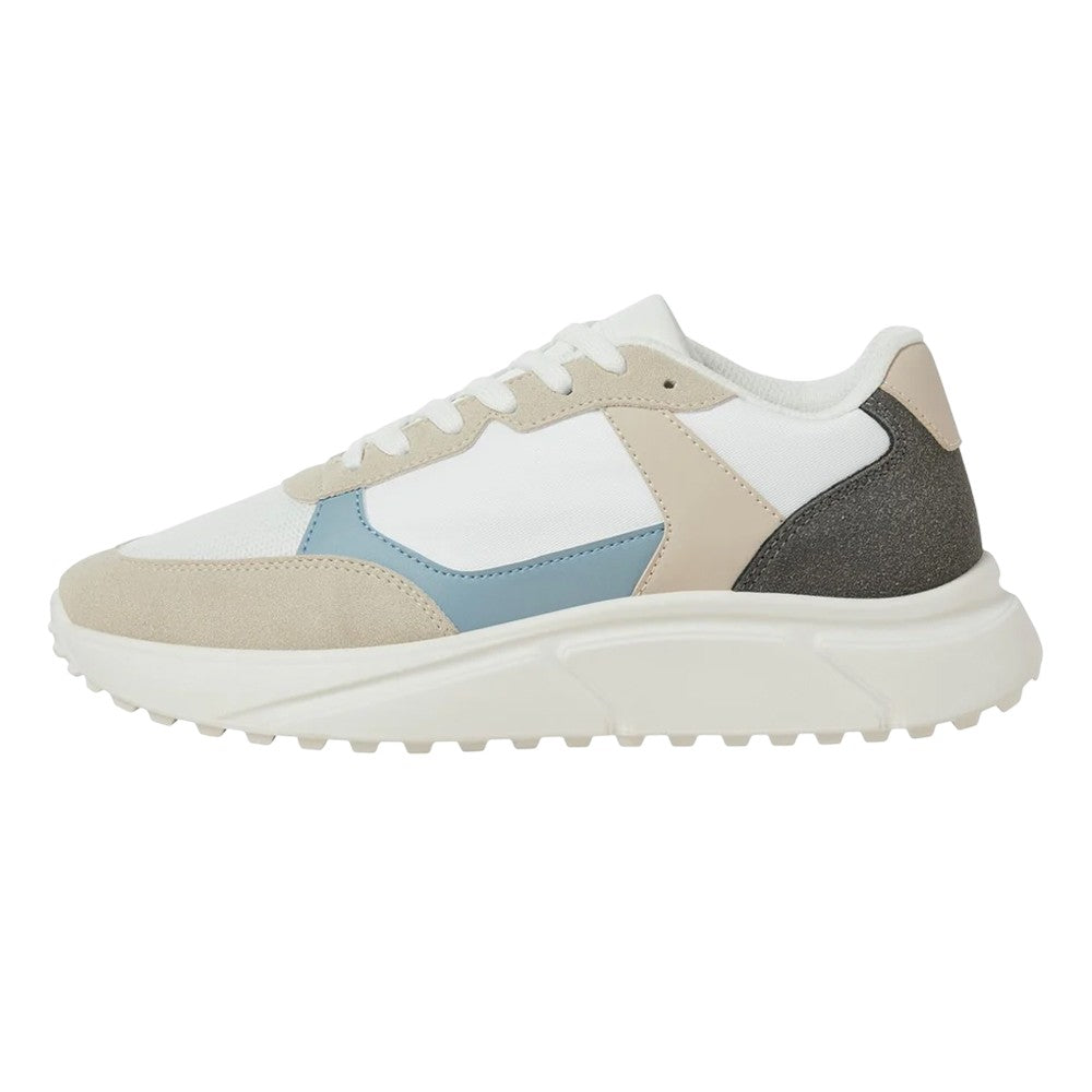 Moonbeam-Citadel Blue - Back - Jack And Jones Mens Aspire Runner Trainers