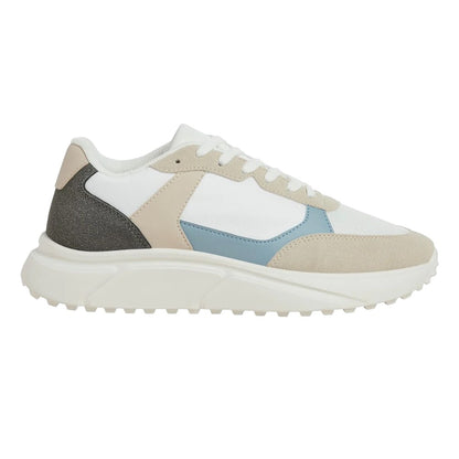 Moonbeam-Citadel Blue - Side - Jack And Jones Mens Aspire Runner Trainers