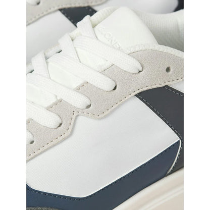 White-Castle Rock-Navy Blazer - Pack Shot - Jack And Jones Mens Aspire Runner Trainers