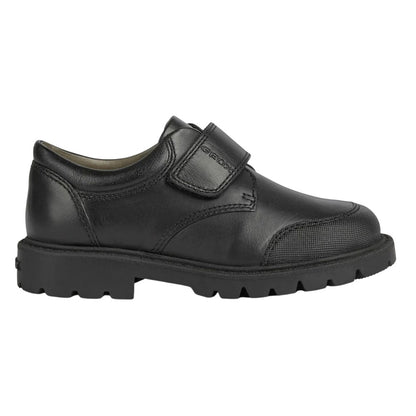 Black - Lifestyle - Geox Boys Shaylax Leather Shoes
