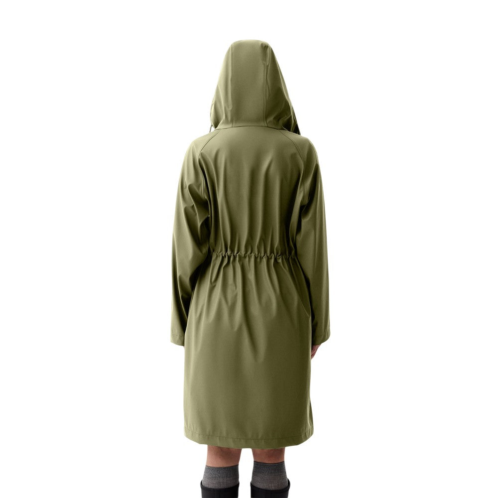 Deep Lichen Green - Back - Hunter Womens-Ladies Janna Parka