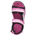 Fuchsia-Black - Lifestyle - Geox Girls J Borealis Sandals