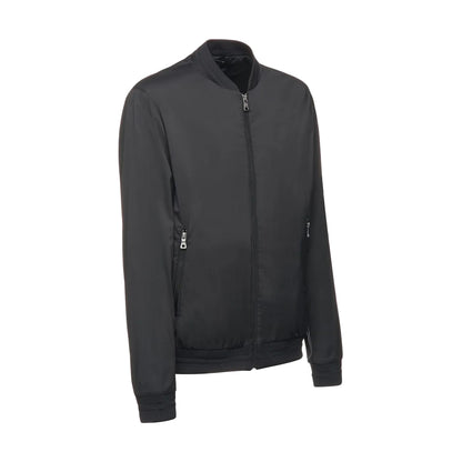 Black - Side - Geox Mens Avola Bomber Jacket