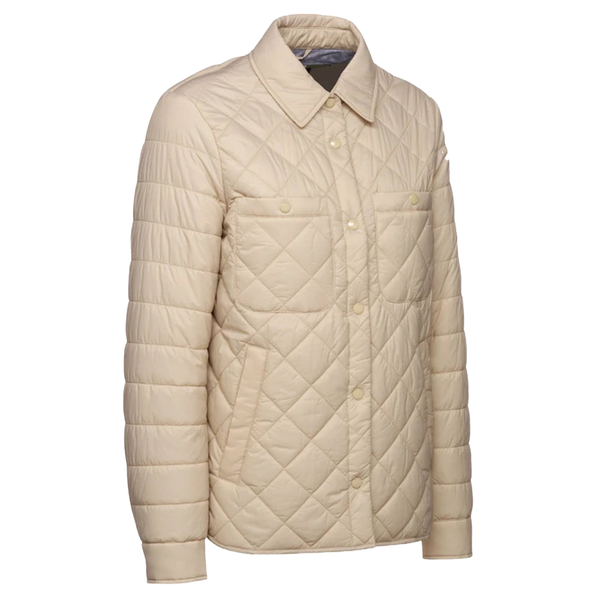 Oxford Tan - Side - Geox Womens-Ladies Amabel Shirt Jacket