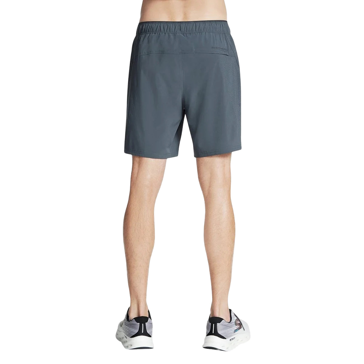 Black-Charcoal - Back - Skechers Mens Premier Shorts
