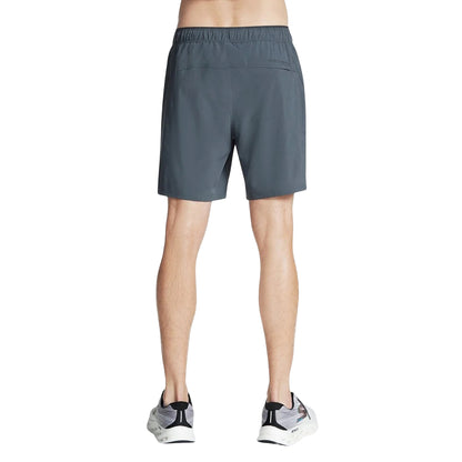 Black-Charcoal - Back - Skechers Mens Premier Shorts