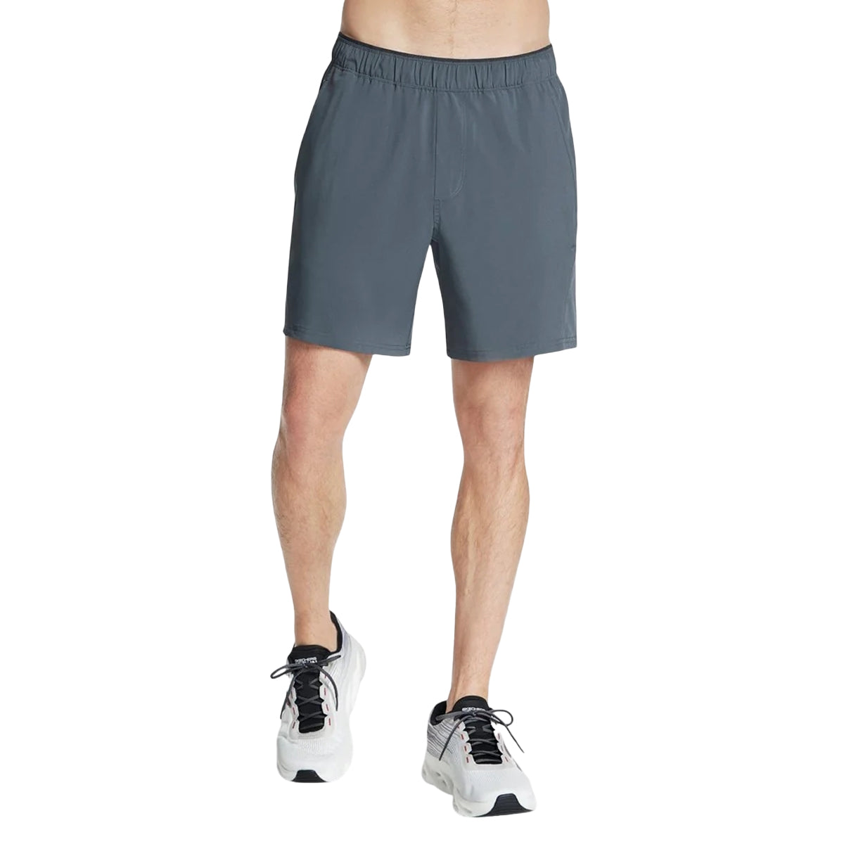 Black-Charcoal - Side - Skechers Mens Premier Shorts