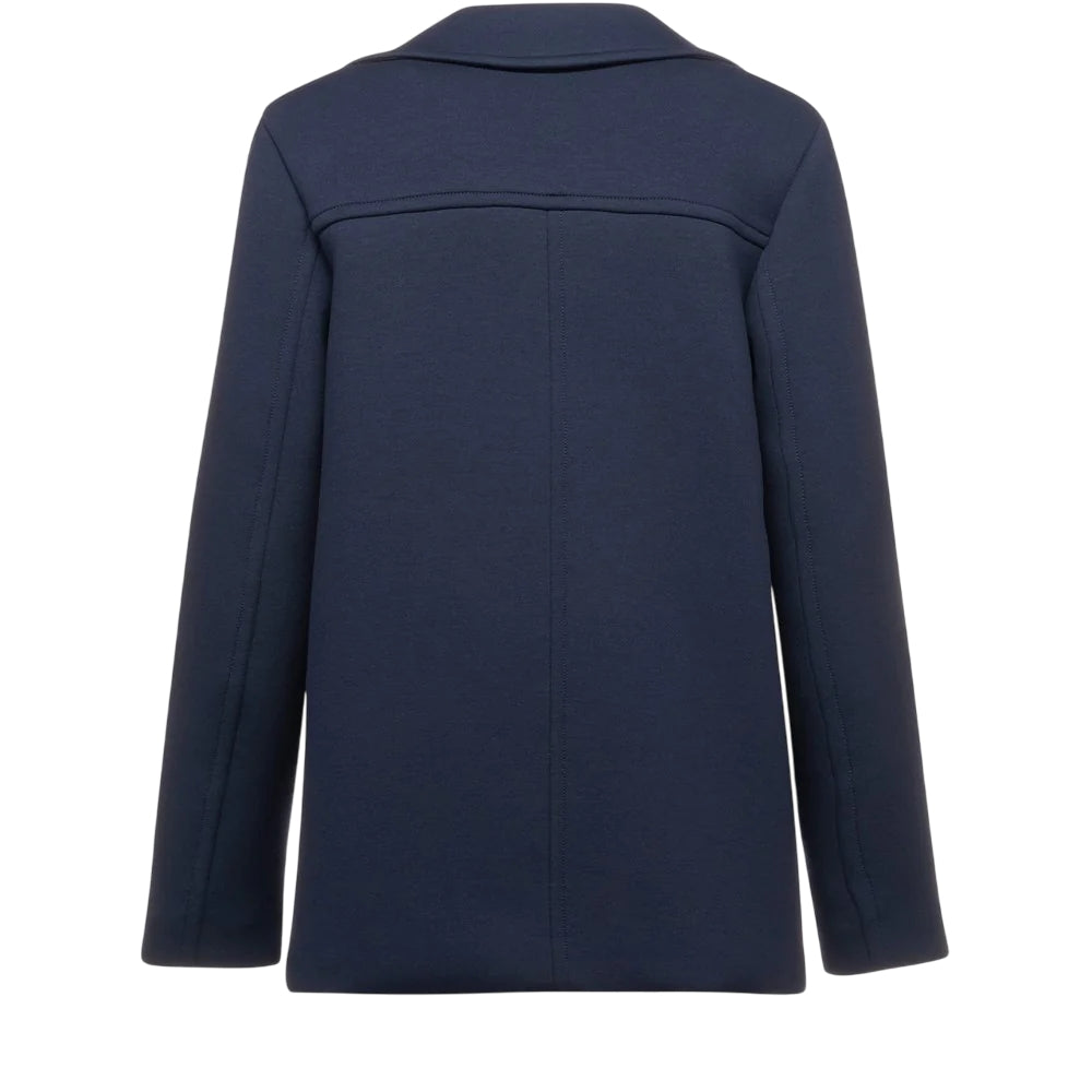 Sky Captain - Back - Geox Womens-Ladies Gardenia Double-Breasted Peacoat