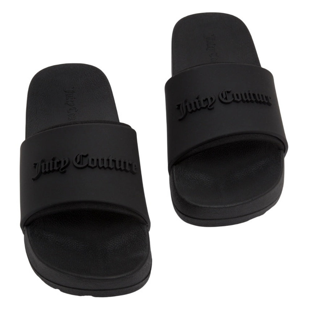 Black - Pack Shot - Juicy Couture Womens-Ladies Breanna Stacked Sliders