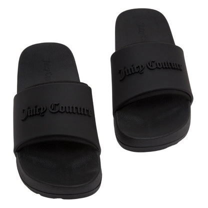 Black - Pack Shot - Juicy Couture Womens-Ladies Breanna Stacked Sliders