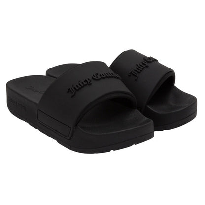 Black - Front - Juicy Couture Womens-Ladies Breanna Stacked Sliders