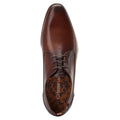 Burnt Brown - Pack Shot - Base London Mens Gambino Excel Leather Oxfords