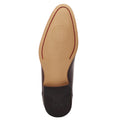 Burnt Brown - Close up - Base London Mens Gambino Excel Leather Oxfords