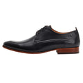 Black - Side - Base London Mens Gambino Excel Leather Oxfords