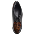 Black - Pack Shot - Base London Mens Gambino Excel Leather Oxfords