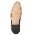 Brown - Close up - Base London Mens Angelo Leather Derby Shoes
