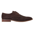 Dark Brown - Lifestyle - Base London Mens Bronte Leather Derby Shoes