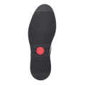 Black - Pack Shot - Base London Mens Roly Plain Leather Derby Shoes