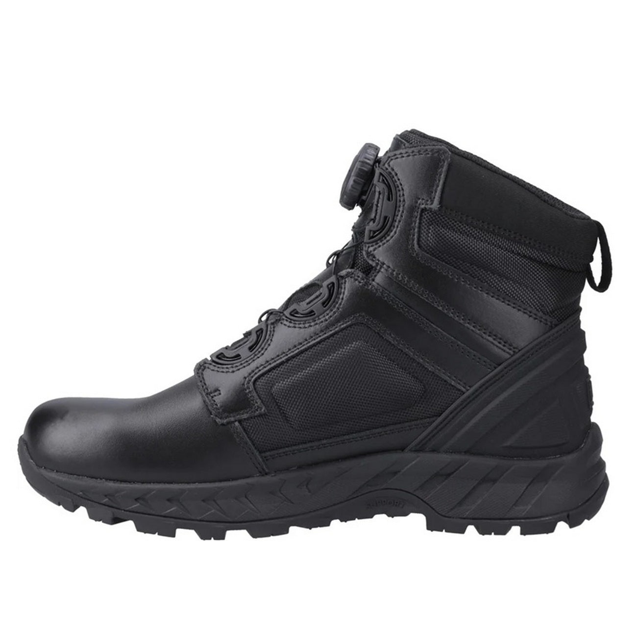 Black - Lifestyle - Magnum Mens Spider Exo 6.0 WP Leather Twist Strap Occupational Safety Boots