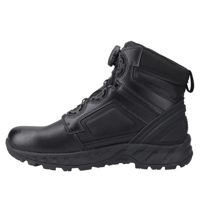 Black - Lifestyle - Magnum Mens Spider Exo 6.0 WP Leather Twist Strap Occupational Safety Boots