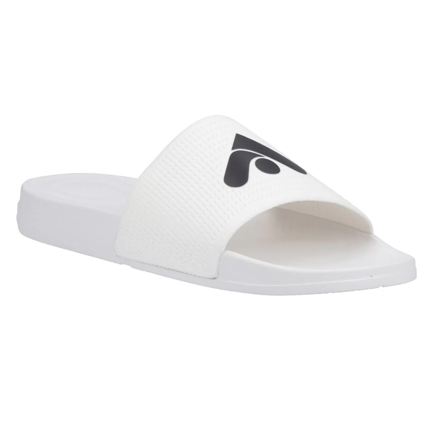 White - Front - FitFlop Unisex Adult Arrow iQushion Sliders