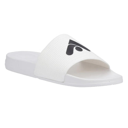 White - Front - FitFlop Unisex Adult Arrow iQushion Sliders