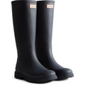 Navy - Back - Hunter Unisex Adult Downpour Tall Wellington Boots