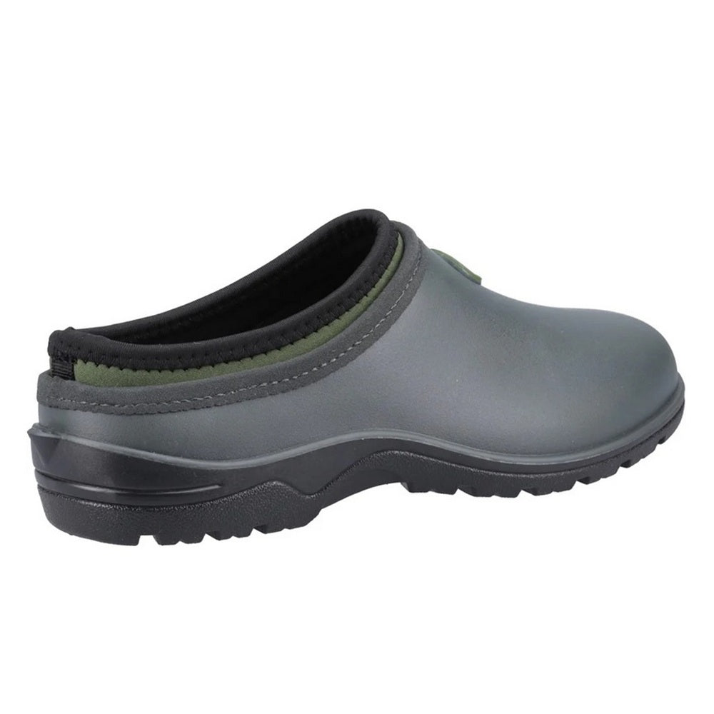 Green - Back - Cotswold Mens Greenhill Wellington Boots
