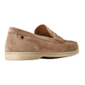 Sand - Back - Base London Mens Drum Suede Loafers