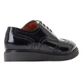 Black - Back - Base London Mens Joe Leather Brogues