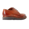 Burnt Tan - Back - Base London Mens Joe Leather Brogues