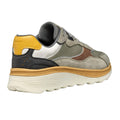 Sage-Brown - Back - Geox Mens U Spherica Actif X1 Suede Trainers