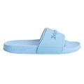 Dusky Blue - Back - Juicy Couture Womens-Ladies Embossed Sliders