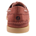 Red - Back - Sperry Mens Authentic Original Suede Boat Shoes